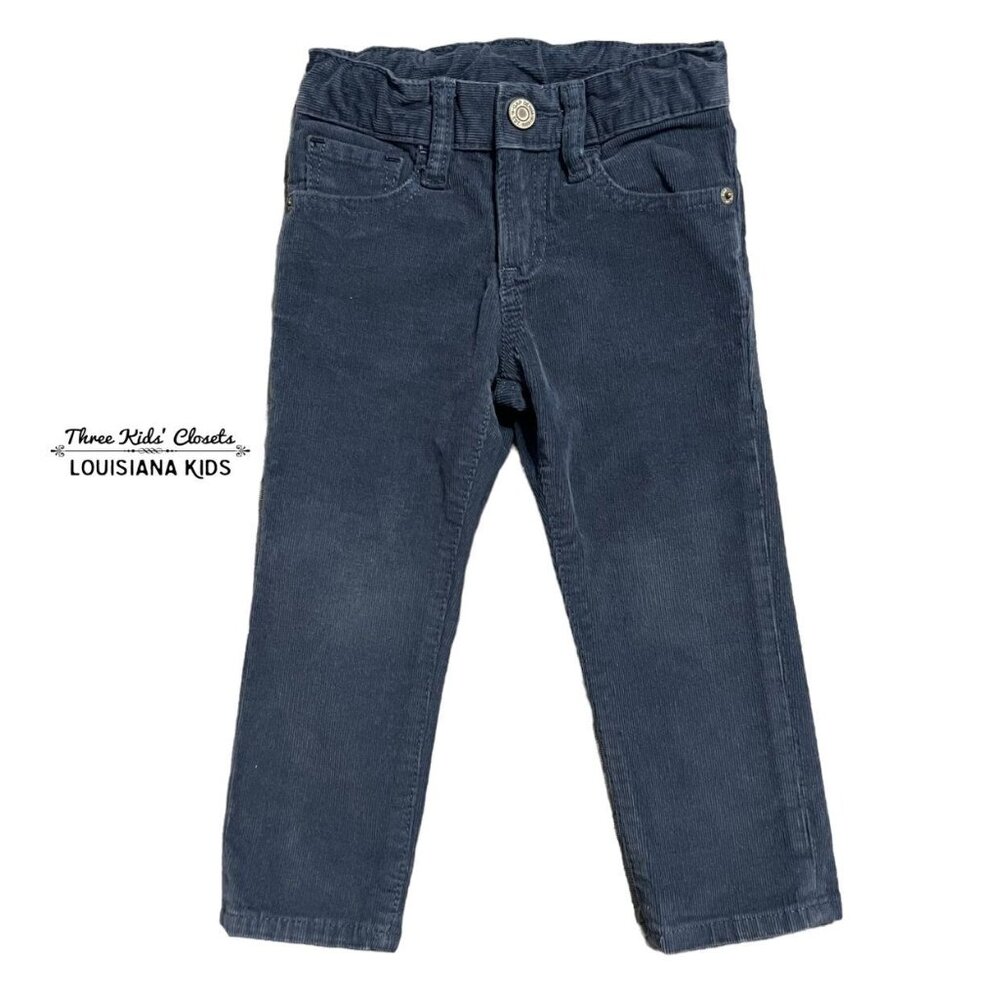Baby Gap 2Y Blue Corduroy Slim Pants